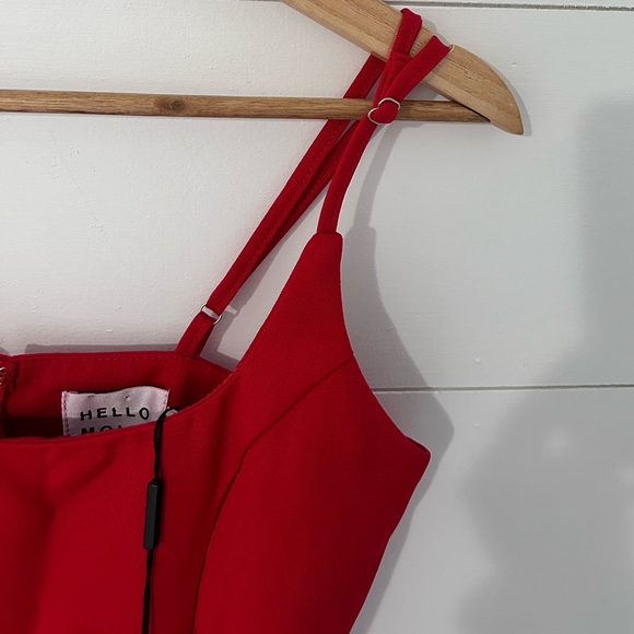 Hello Molly Red Mini Dress - Picture 4 of 9